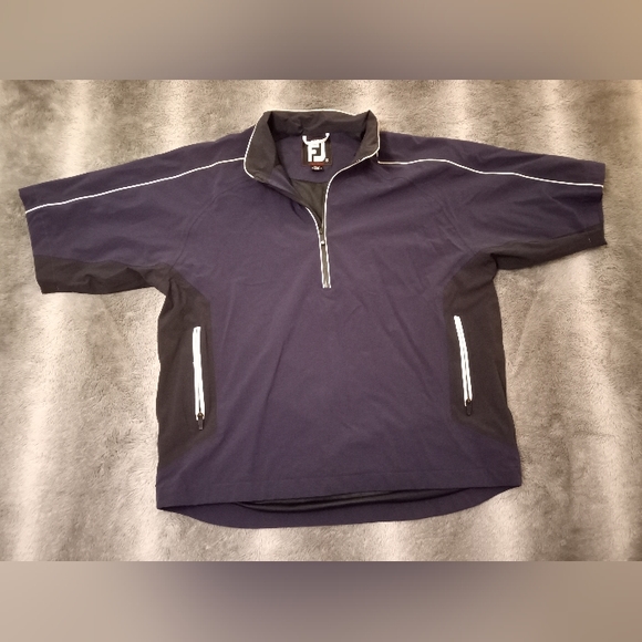 FootJoy Other - Footjoy Dryjoys Tour Collection 1/2 zip short sleeve golf wind shirt